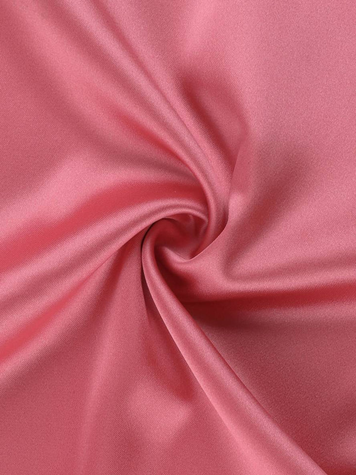 Levoire | Robe Bustier Longue En Satin Sans Dos Sans Manches Élégante Soirée Invitée Mariage Bal Prom