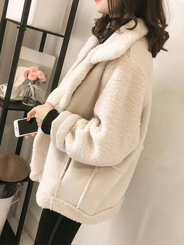 Levoire | Veste Aviateur En Peau D'Agneau Chic Hiver Femme Perfecto Veste