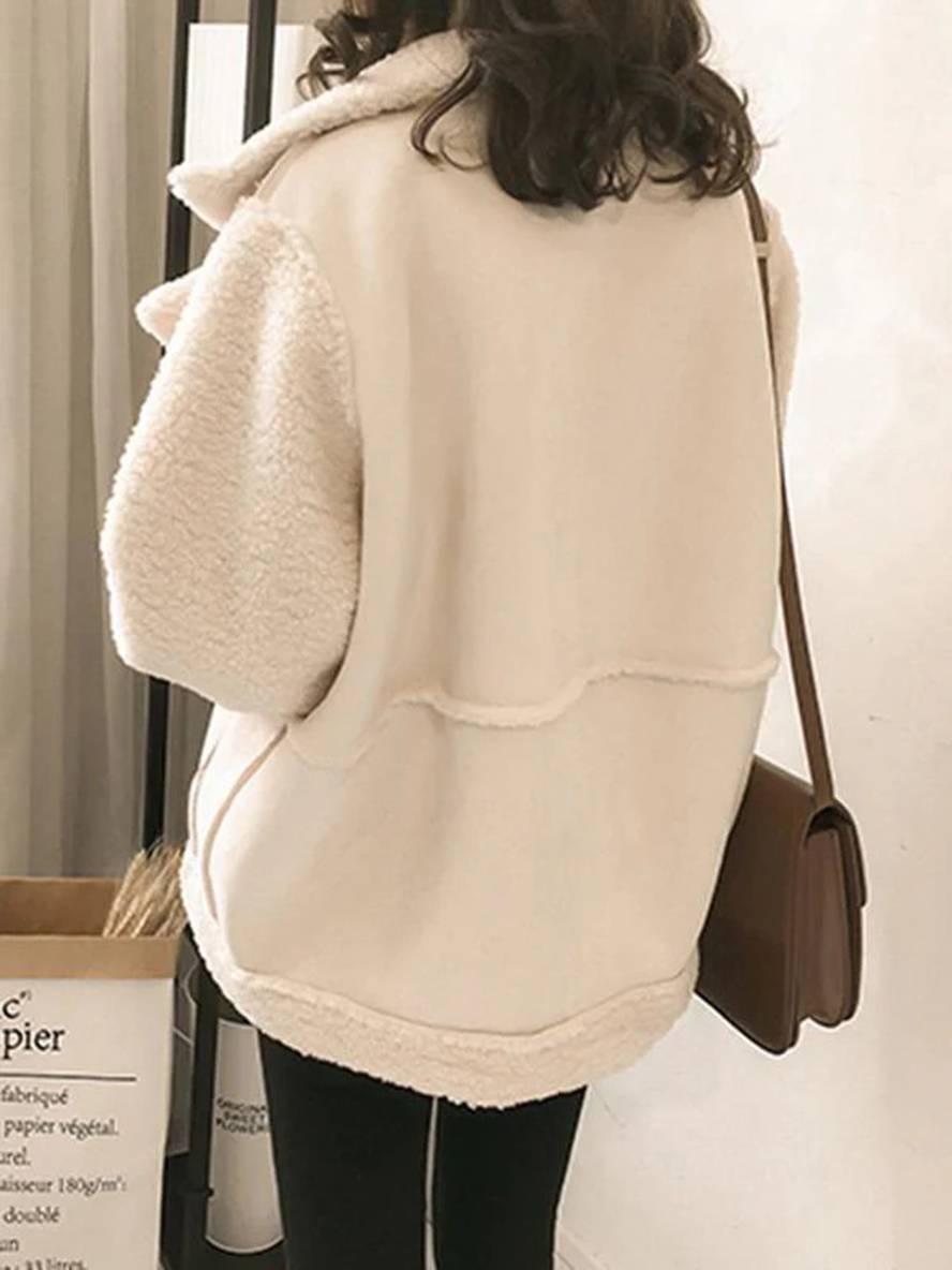 Levoire | Veste Aviateur En Peau D'Agneau Chic Hiver Femme Perfecto Veste