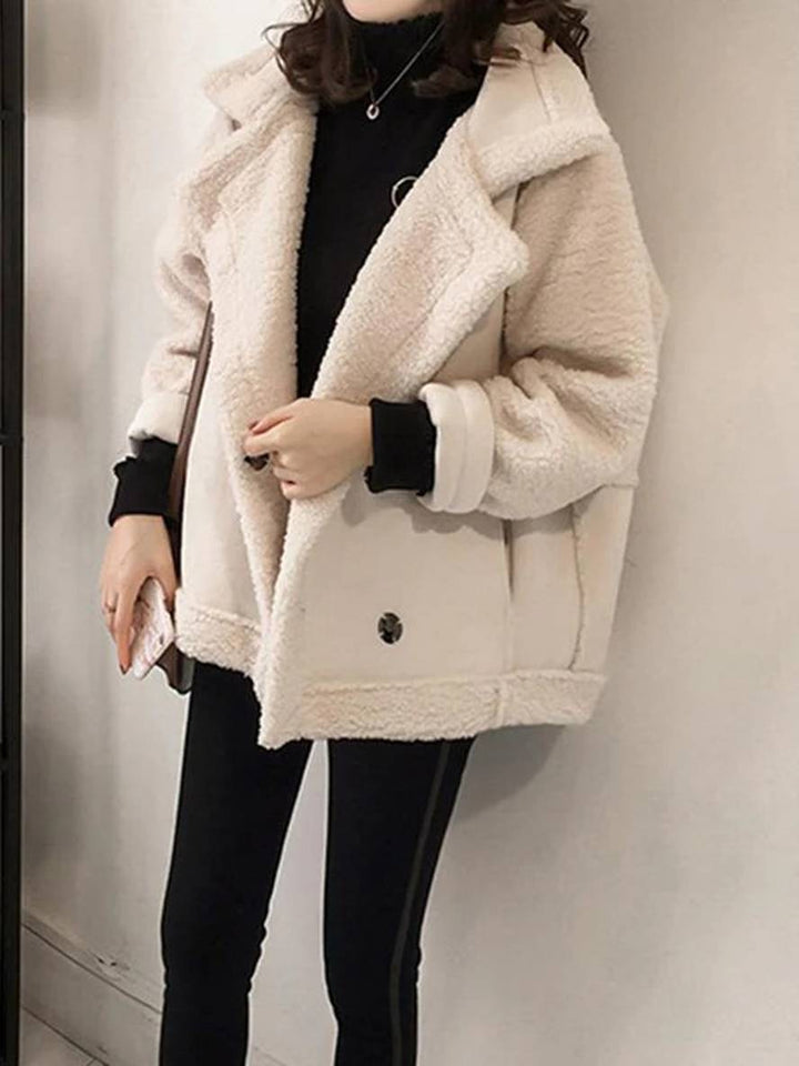 Levoire | Veste Aviateur En Peau D'Agneau Chic Hiver Femme Perfecto Veste