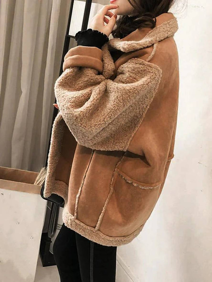 Levoire | Veste Aviateur En Peau D'Agneau Chic Hiver Femme Perfecto Veste