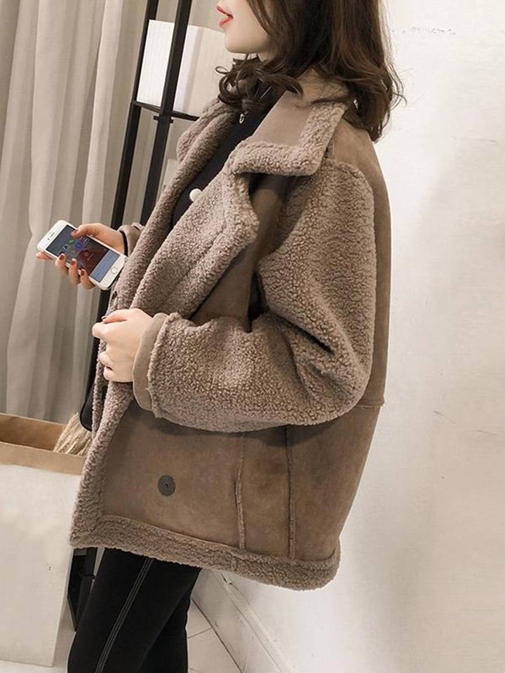 Levoire | Veste Aviateur En Peau D'Agneau Chic Hiver Femme Perfecto Veste