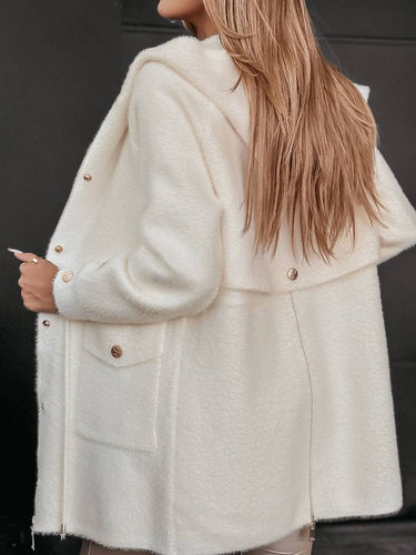 Levoire | Manteau Médiéval Avec Capuche Poches Zippées Manches Longues Femme Mode Élégante De Loisirs Veste De Loisirs