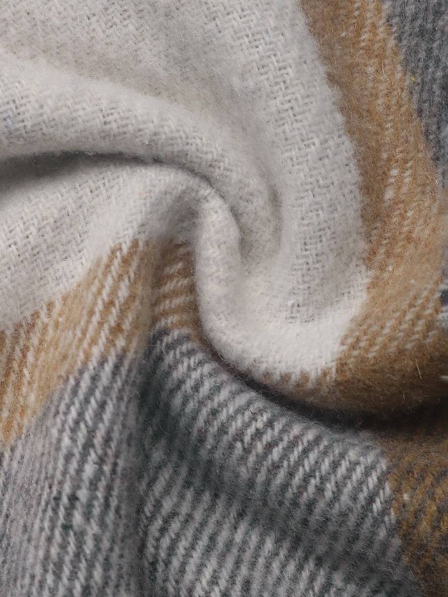 Levoire | Veste En Coton À Carreaux Fermetures À Boutons Poches Col Revers Manches Longues Dames Mode Décontractée Blouses