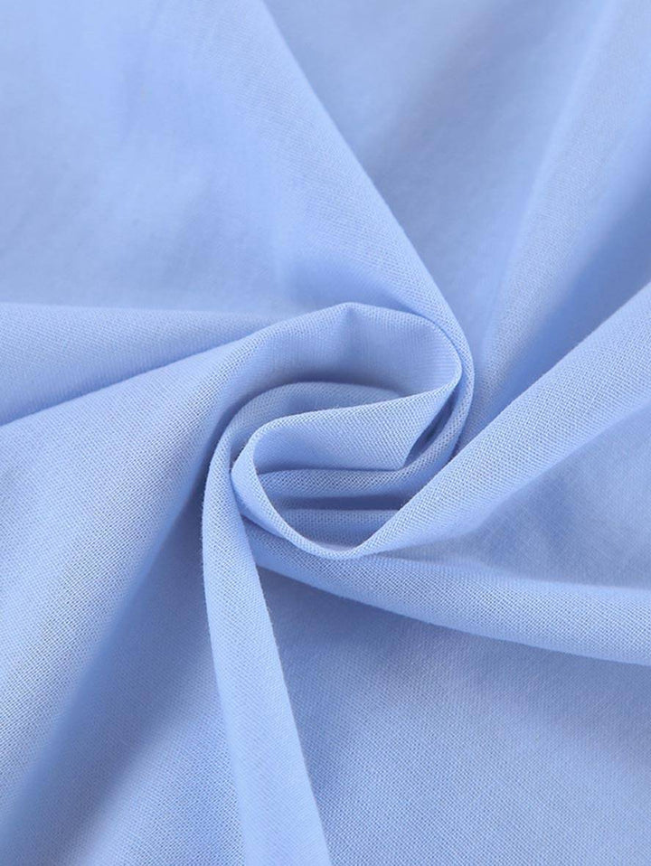 Levoire | Chemise En Coton Unie À Boutons Col Chemise À Manches Longues Femme Élégant Décontracté Blouse Ample