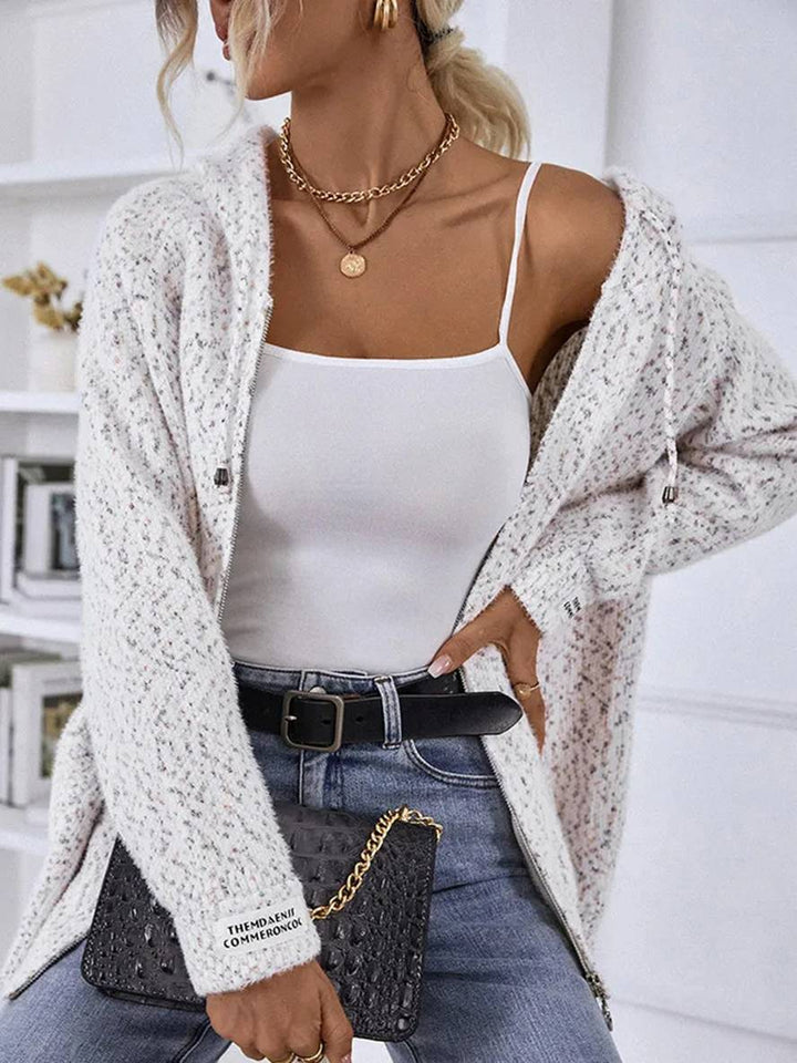 Levoire | Hoodie-Cardigans Avec Fermeture Éclair Manches Longues Femmes Décontracté Veste Ample