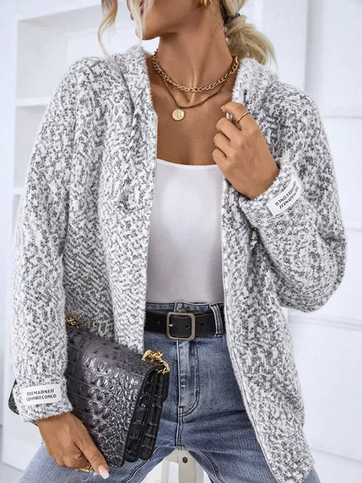 Levoire | Hoodie-Cardigans Avec Fermeture Éclair Manches Longues Femmes Décontracté Veste Ample