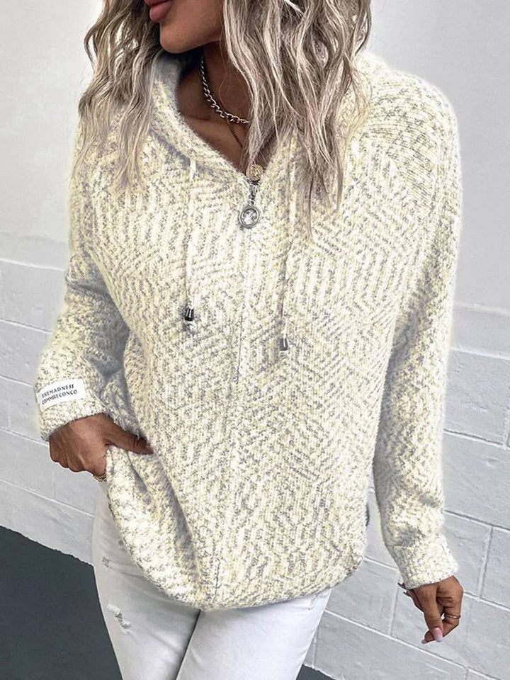 Levoire | Hoodie-Cardigans Avec Fermeture Éclair Manches Longues Femmes Décontracté Veste Ample