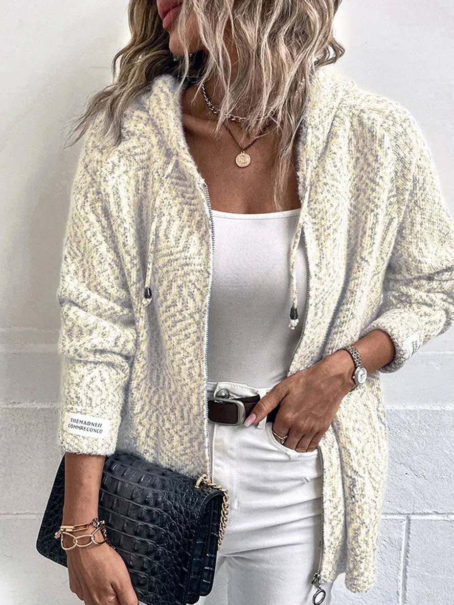 Levoire | Hoodie-Cardigans Avec Fermeture Éclair Manches Longues Femmes Décontracté Veste Ample