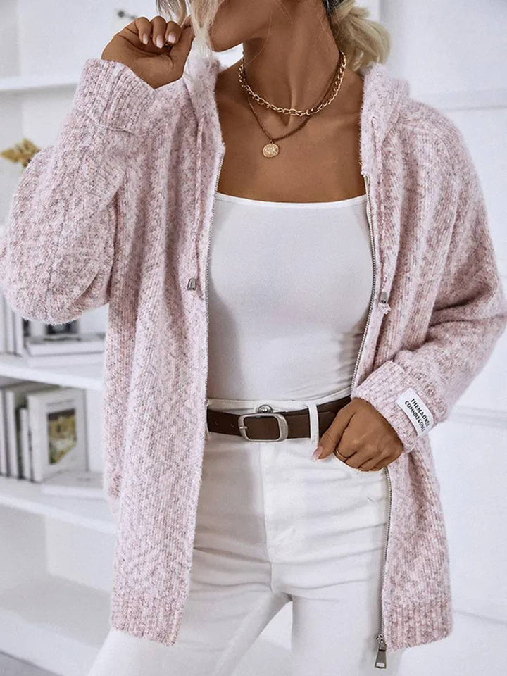 Levoire | Hoodie-Cardigans Avec Fermeture Éclair Manches Longues Femmes Décontracté Veste Ample