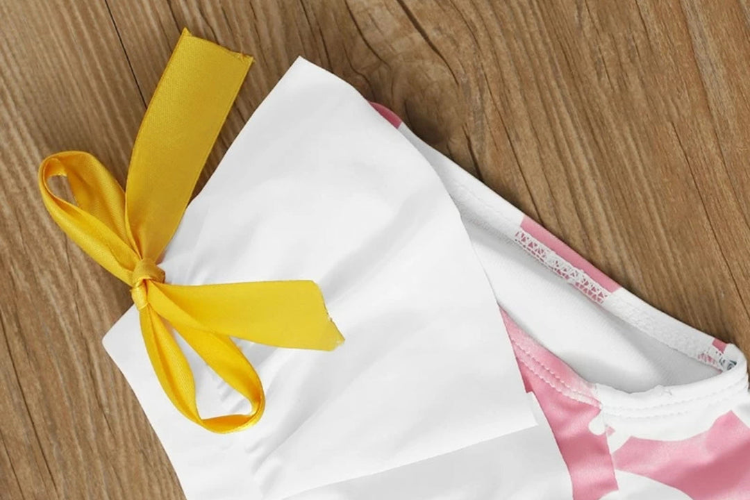 Levoire | Fille Imprimé Floral Haut de Tankini à Manches Longues