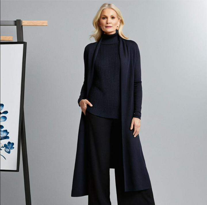 Levoire | Ensemble Tricot De 3 Pièces - Pull, Pantalon Ample, Cardigan