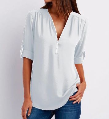 Levoire | Charmante Chemise Élégante Blanc