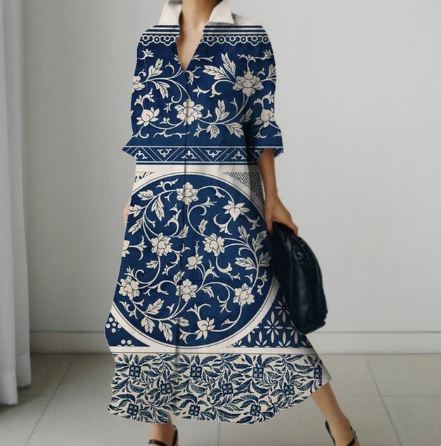 Levoire | T-Shirt Imprimé Pour Femmes Au Beau Design Bleu marine