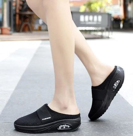 Levoire | Chaussures Orthopédiques À Semelles Glissantes Noir