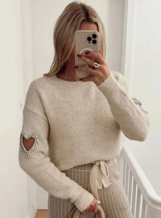 Levoire | Dans Un Design Mode À Décolleté En Cœur Pour Femmes Beige