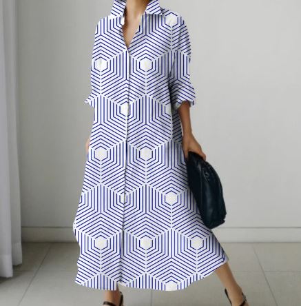 Levoire | Robe élégante sans effort Bleu clair