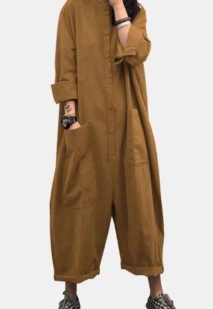Levoire | Combinaison Surdimensionnée Pour Femmes Khaki