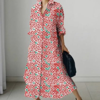 Levoire | Robe Chemise Élégante Pour Femmes Rot