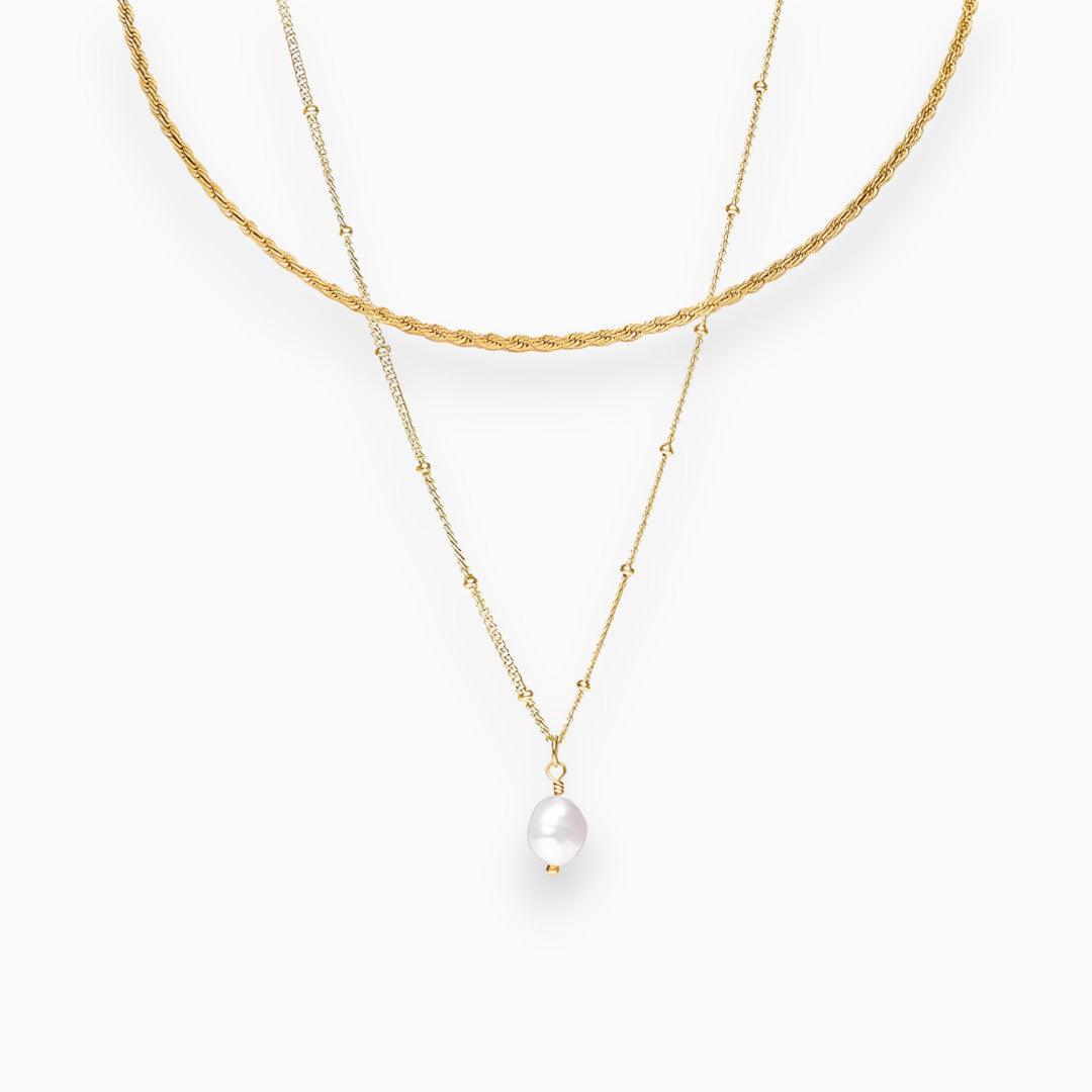 Levoire | Ensemble De Chaînes Élégantes Avec Perle Ou