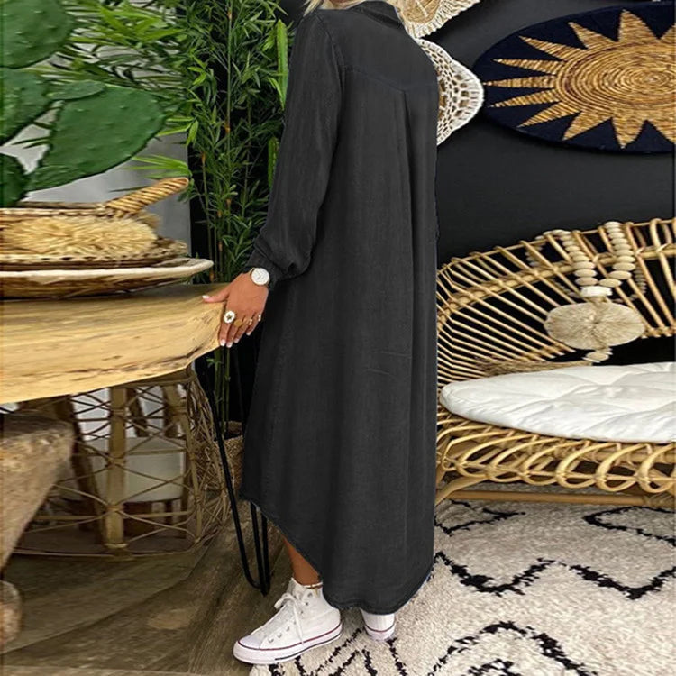 Levoire | Robe En Jean Longue Chic