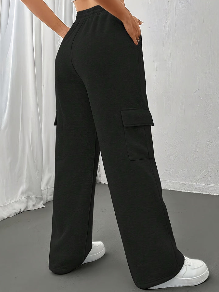 Levoire | Ceinture Élastique Cordon Pantalon De Jogging Large Coupe Pour Femmes Pantalon De Jogging