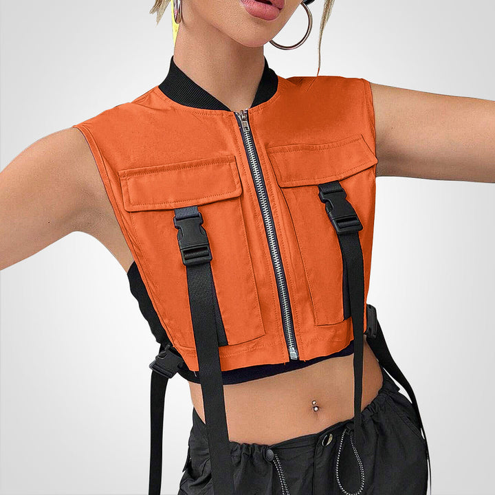 Levoire | Gilet Court Orange