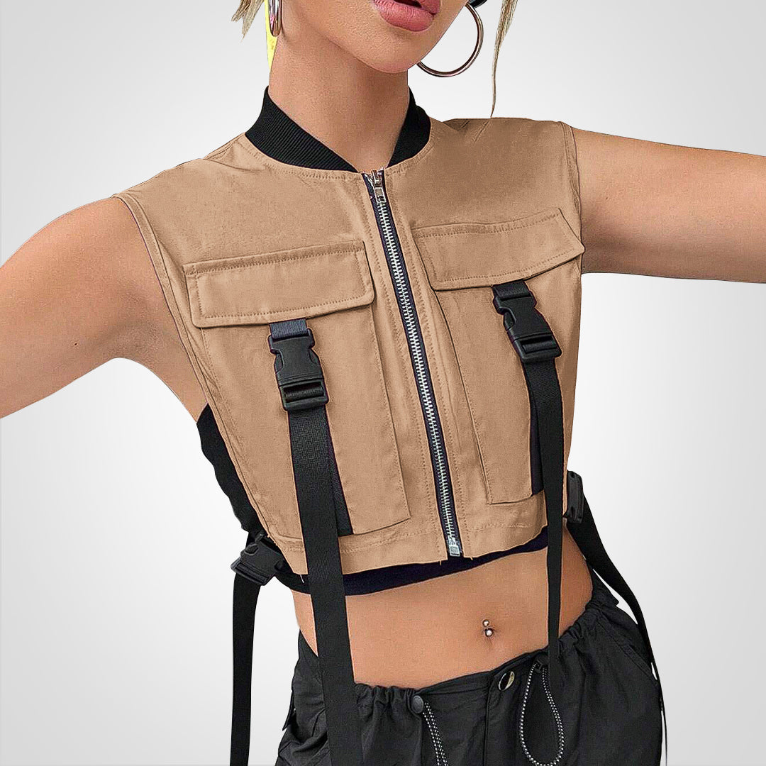 Levoire | Gilet Court Khaki