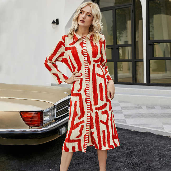 Levoire | Robe Élégante Avec Imprimé Stylé Pour Femmes