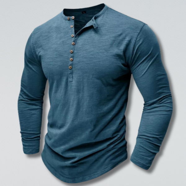 Levoire | Chemise À Manches Longues Vert-bleu