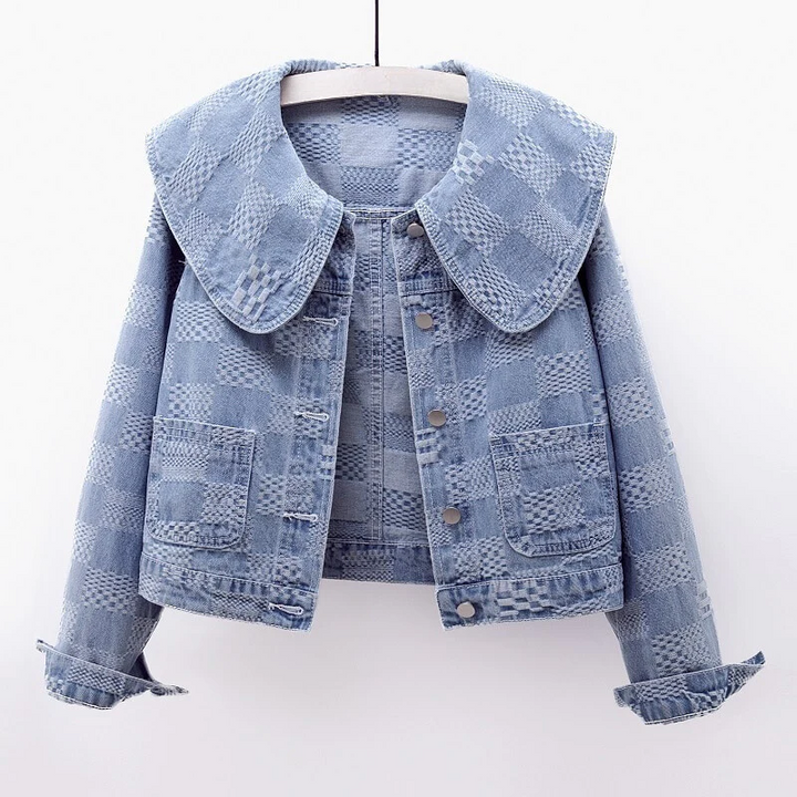 Levoire | Veste En Denim Classique Pour Le Printemps Hellturquoise