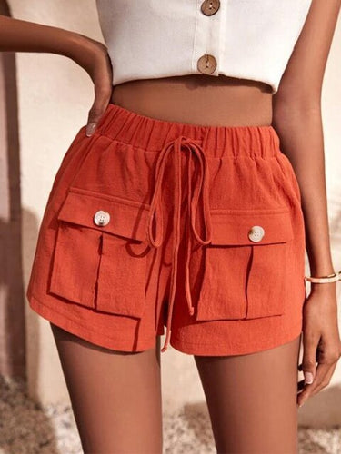 Levoire | Shorts Cargo Décontractés Avec Taille Élastique