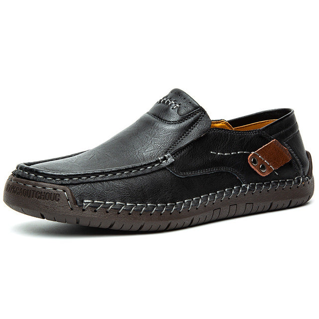 Levoire | Élégant Mocassin Orthopédique Noir