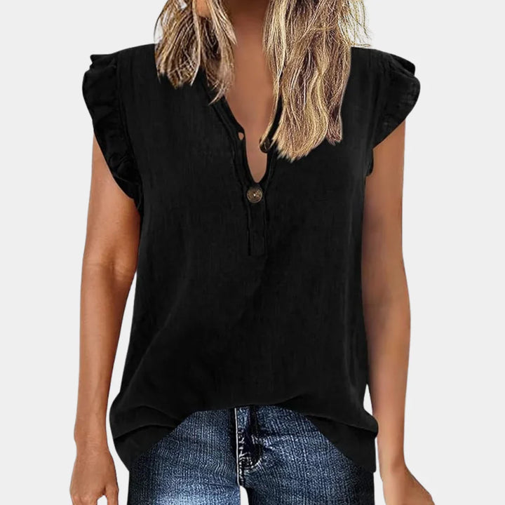Levoire | Blouse D'Été Relaxante Noir