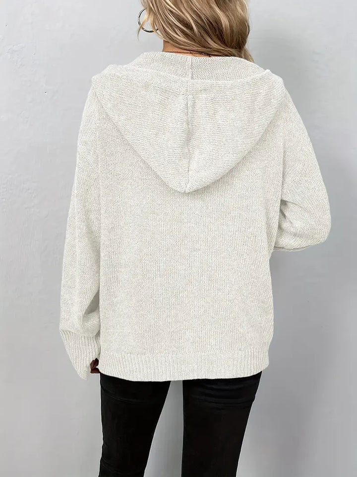 Levoire | Longue, Décontractée Manteau En Tricot Avec Boutons Pour Femme