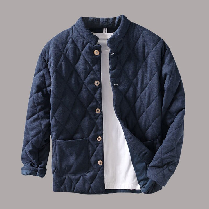 Levoire | Veste Pour Hommes Rembourrée Bleu