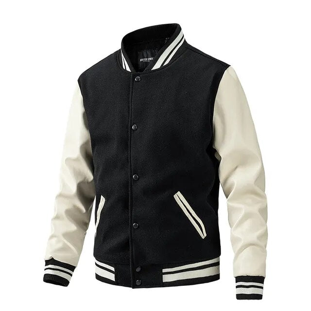 Levoire | Veste avec Design Minimaliste et Matériaux de Qualité pour Toutes les Saisons Noir et beige