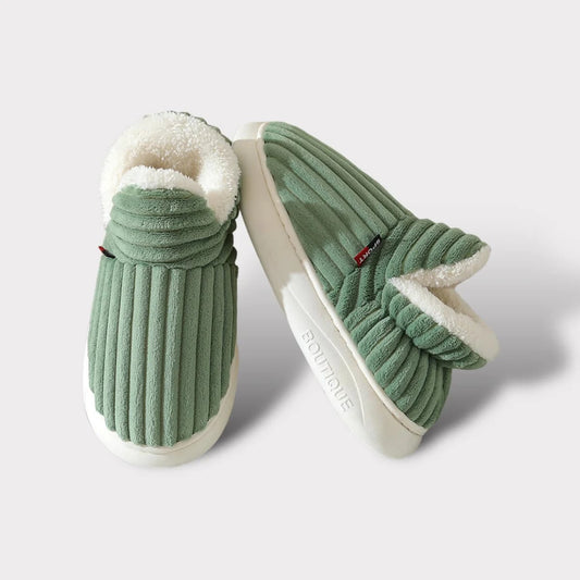 Levoire | Chaussons De Luxe Confortables Pour Femmes Vert