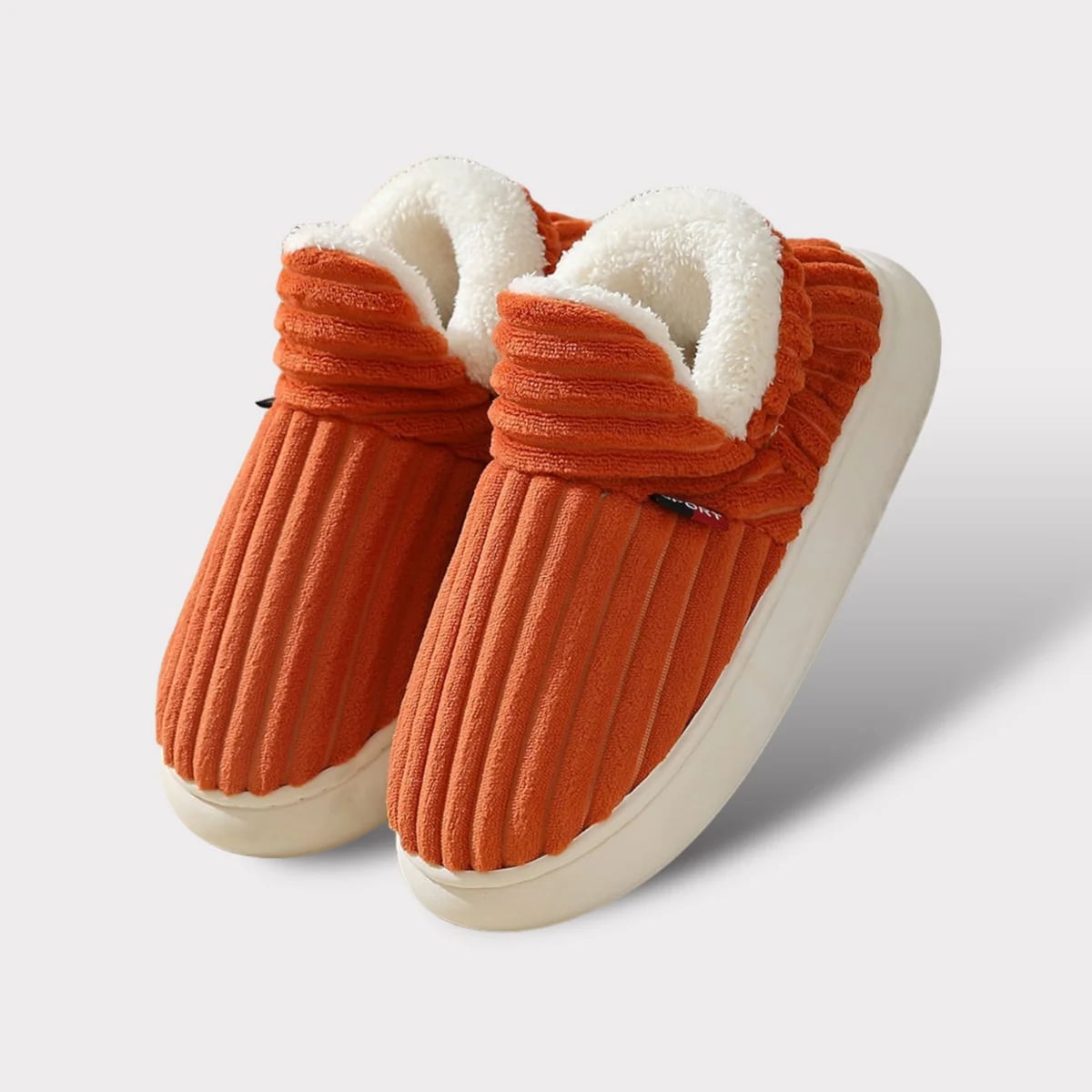 Levoire | Chaussons De Luxe Confortables Pour Femmes Orange