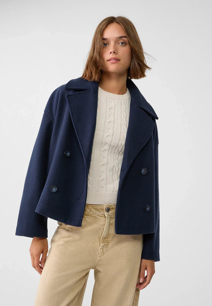 Levoire | Chic Court Veste Double Boutonnage