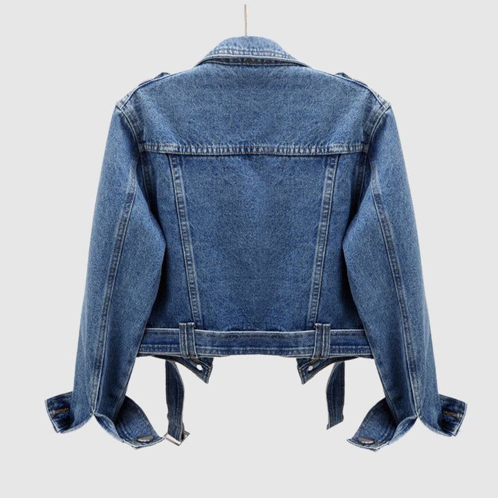 Levoire | Veste Jean Court Femme Avec Détails Classiques