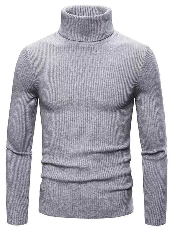 Levoire | Pull À Col Roulé Luxueux Au Style Moderne Gris