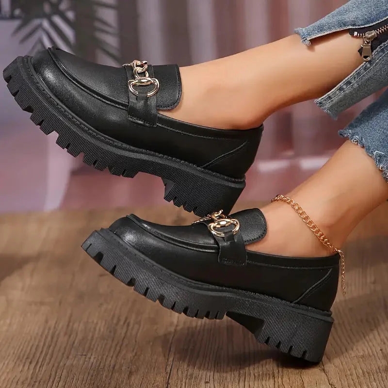 Levoire | Mocassins, Slip On, Chaîne Décor, Chaussures Femme, Chaussures À Plateforme