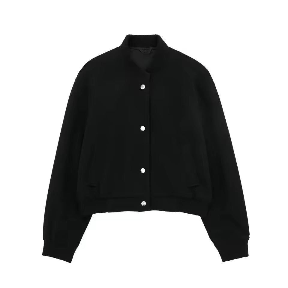 Levoire | Veste Croppée Élégante Pour Toutes Les Occasions Noir