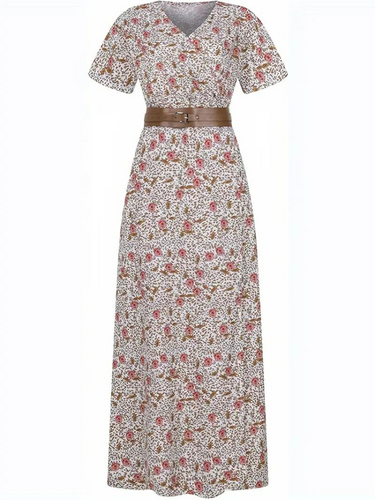 Levoire | Maxi Robe Imprimée Robe Boho Pour L'Été