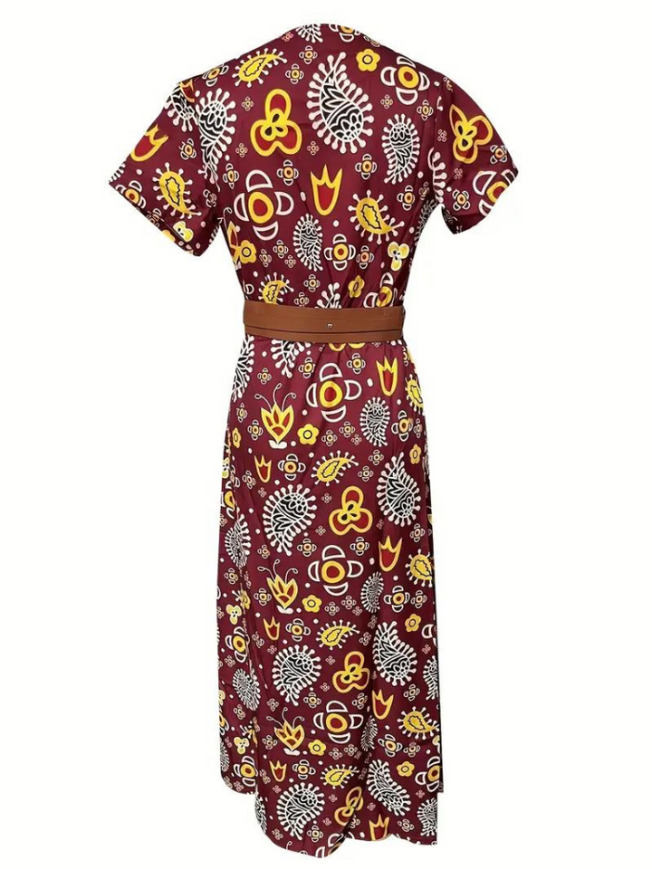 Levoire | Maxi Robe Imprimée Robe Boho Pour L'Été