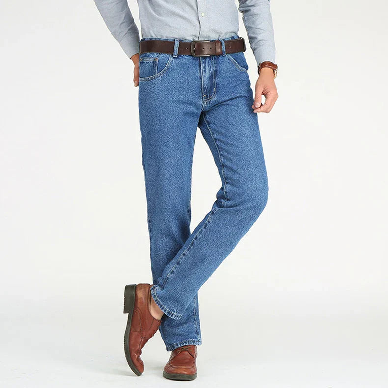 Levoire | Pantalons En Denim Pour Hommes Classiques Bleu
