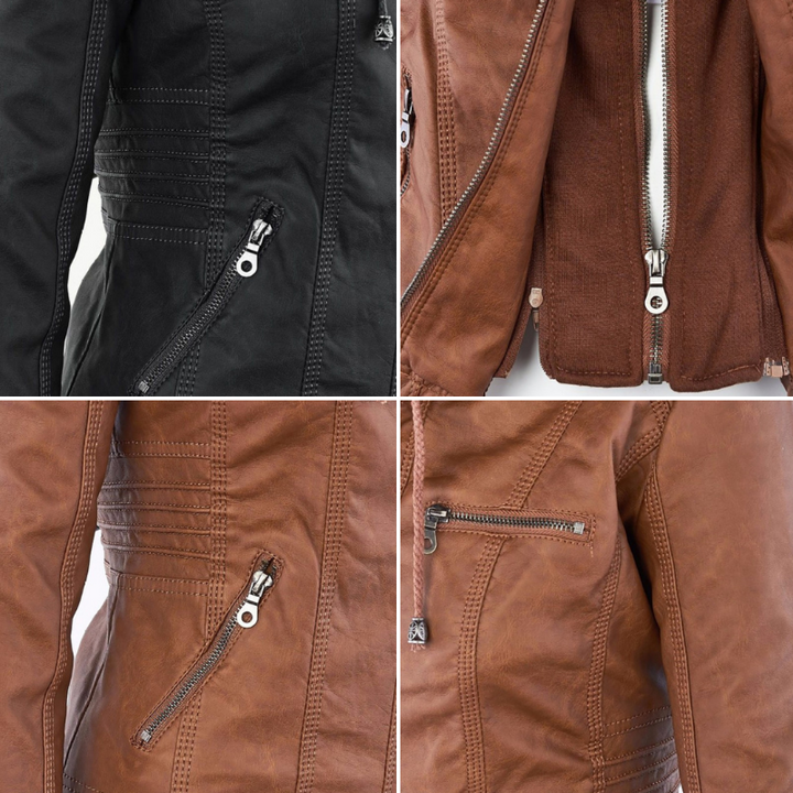 Levoire | Veste En Cuir Au Design Intemporel