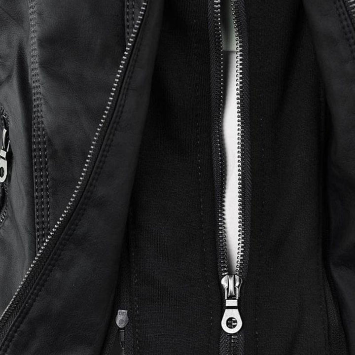 Levoire | Veste En Cuir Au Design Intemporel