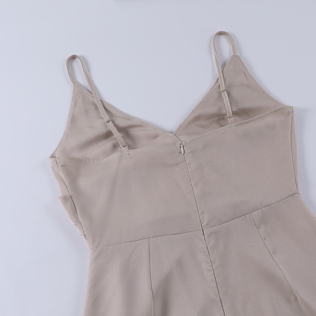 Levoire | Robe Sans Manches à Col En V Pour Femmes - Maxi